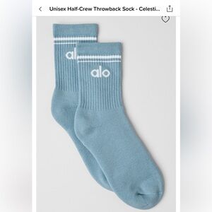 Alo throwback half crew sock